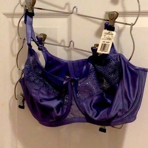 Glamorize Wonderwire Bra Satin & Lace Blue $20 40DDD/40F
